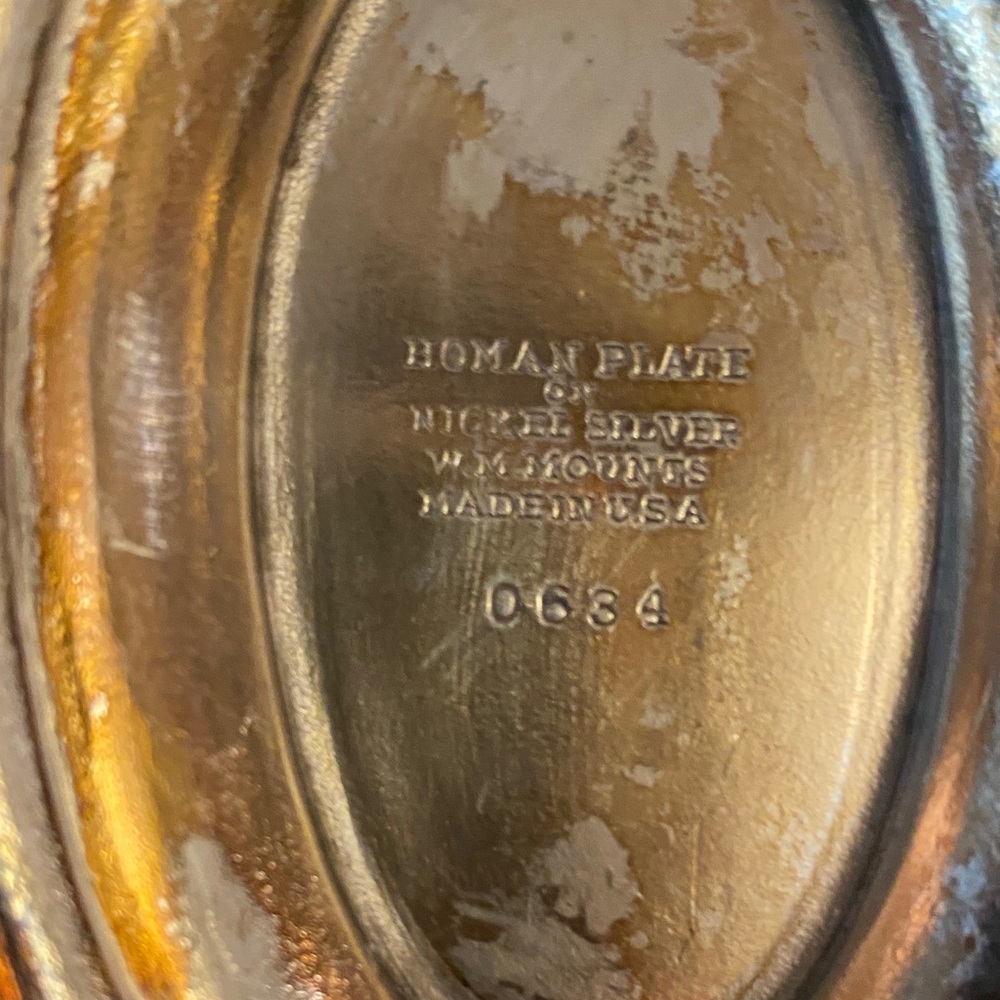 Silver Plated Oval Dish